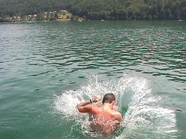 Ein Sprung ins Wasser